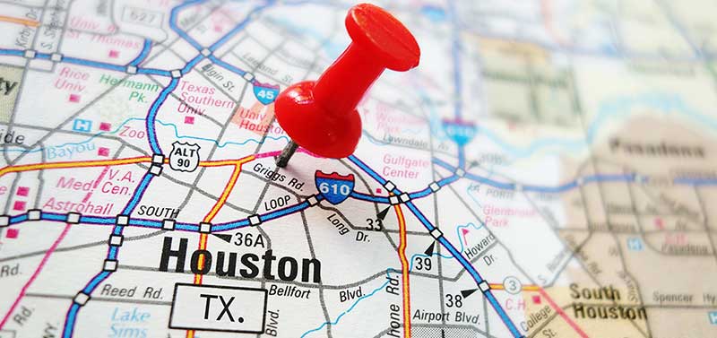Houston Area Map